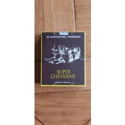 boite de 10 cartouches de chasse collection Super Cheverny calibre 12 plomb 8
