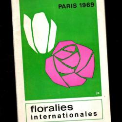 guide programme des floralies internationales de paris 1969 , vincennes