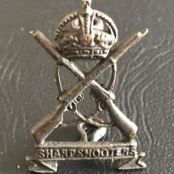 UK Badge Cap - SHARPSHOOTER (Tireur d'élite) - WWI - Insigne de beret/bonnet