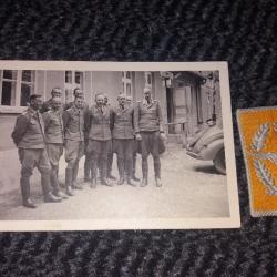 Collection WW 2 carte postal officier luftwaffe avec correspondance+patte de col