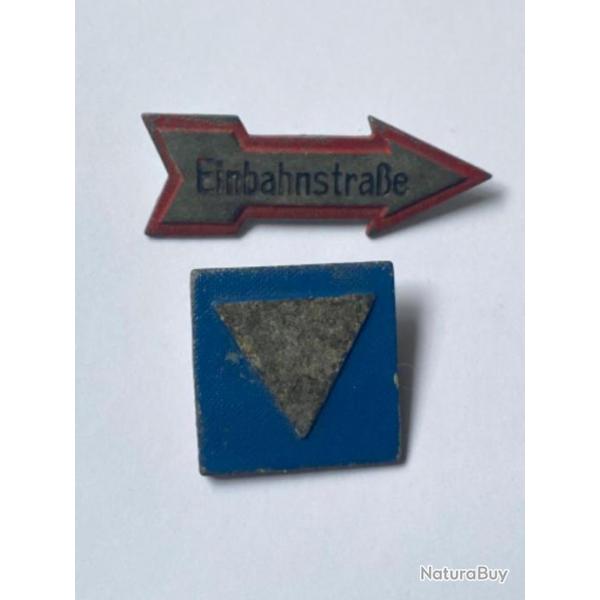 2 Badges insigne du WHW allemand winterhilfswerk ww2 panneaux