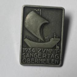 Badge insigne du WHW 1934 allemand winterhilfswerk ww2 Sangertag