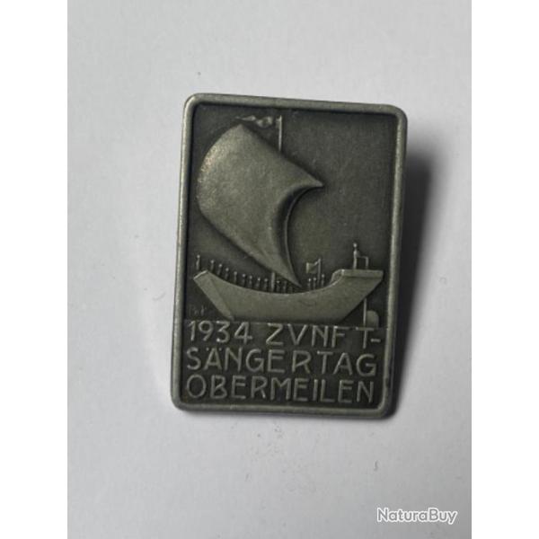 Badge insigne du WHW 1934 allemand winterhilfswerk ww2 Sangertag