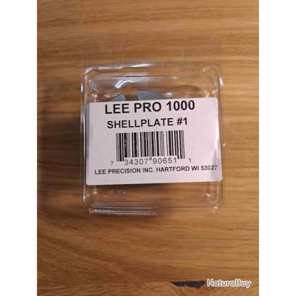 shell plate # 1pour presse lee pro 1000 38SP 357 Mag