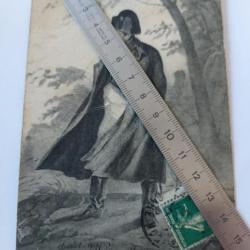 Ancienne carte postale Napoléon au bivouac