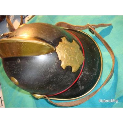 Casque De Pompier Ancien Français – Pièce De Collection Historique