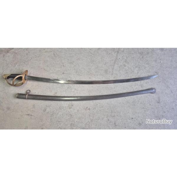 SABRE D'OFFICIER CAVALERIE 1822 AVEC SON FOURREAU