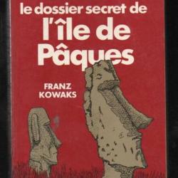 le dossier secret de l'ile de paques j'ai lu rouge  l'aventure mystérieuse  a383 franz kowaks