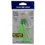 Blue Crab Assist Hook Vert 1/0 Single - Hameçons mer (11360201)