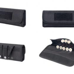 Cartouchiere ceinture noire de 18 cartouches calibre 12