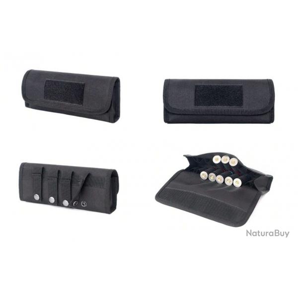 Cartouchiere ceinture noire de 18 cartouches calibre 12