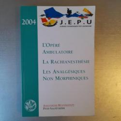 Journées d'enseignement post universitaire, Pitié-Salpêtrière, 2004. Anesthésie- Réanimation