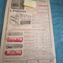 Livrets publicit&eacute;s anciennes armurerie Pardon 1957/1956/1955