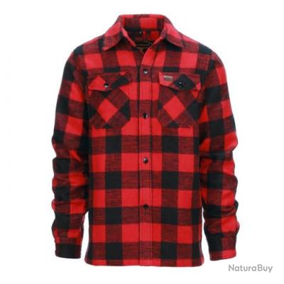 Chemise bucheron rouge outlet