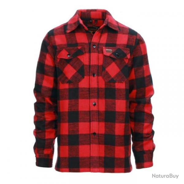 Chemise bucheron  carreaux - type canadienne Rouge / Noire (plusieurs tailles disponibles)