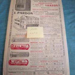Livrets publicit&eacute;s anciennes armurerie Pardon 1955/1956/1956