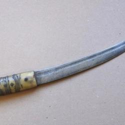 ANCIEN COUTEAU BERBERE SHULA  ART TRADITIONNEL African dagger