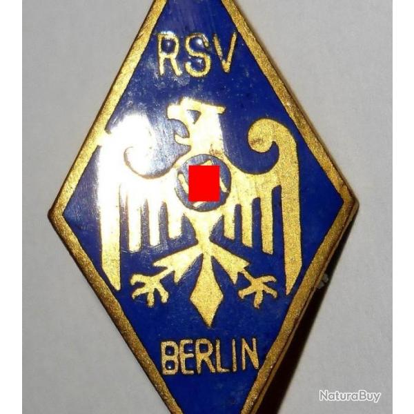 INSIGNE de la  RSV Berlin  du IIIme REICH.  /8130