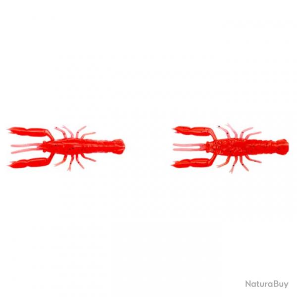 3D Crayfish rattling 6.7cm 2.9gr 8pcs Savage gear red uv
