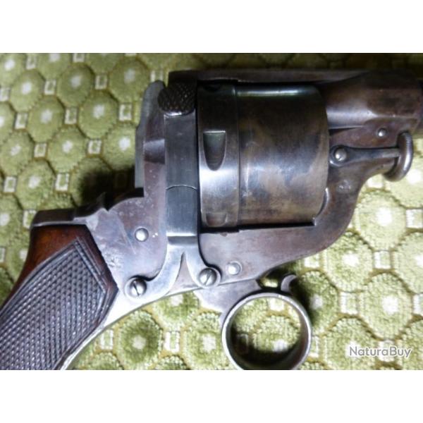 rare revolver PERRIN  double action calibre 12 mm , dtente anneau