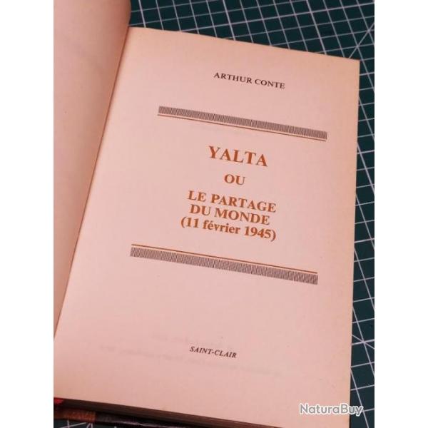 YALTA OU LE PARTAGE DU MONDE, ARTHUR CONTE