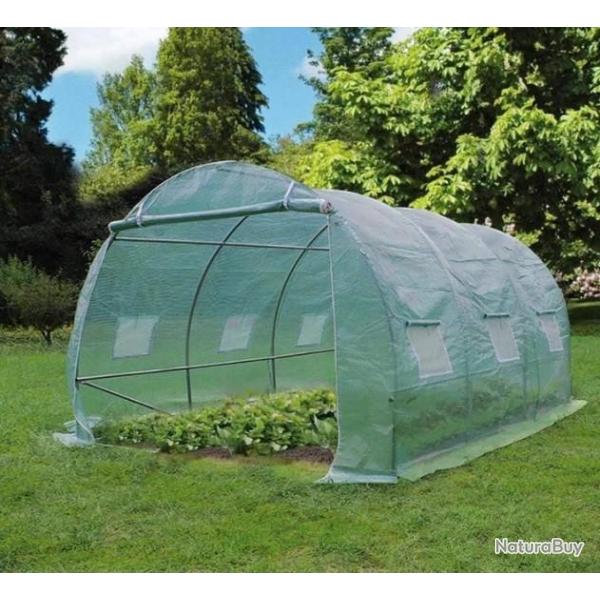 Serre de jardin 9m 3x3x2m verte Serre potager Serre maraichre serre tunnel tomates lgumes