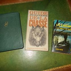 3 anciens livres sur la chasse jean gastaing dressage utilisation chien d'arrét guide juilliard