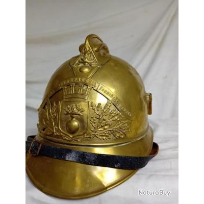 ANCIEN CASQUE DE sapeur pompier Français, modèle 1933 la souterraine