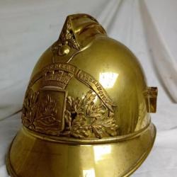 ancien casque de sapeur  pompier modèle 1895