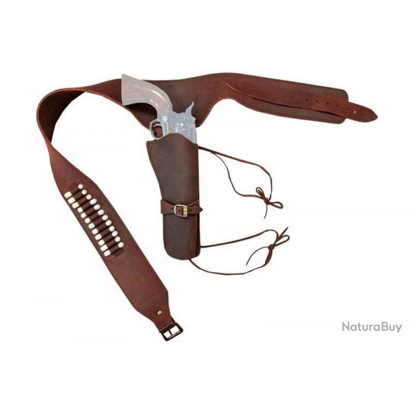 Buscadero cuir avec cartouchire Umarex
