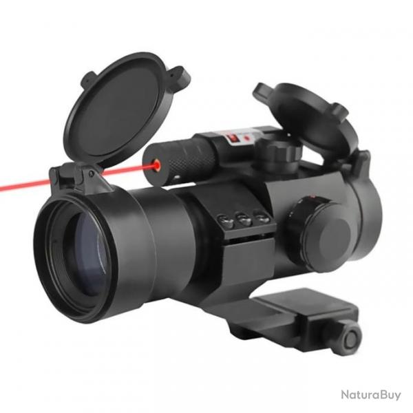 Viseur reflex 1x30 4MOA avec pointeur laser - Laser rouge