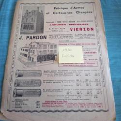 Lot de 3 livrets publicit&eacute;s anciennes armurerie Pardon 1950/1952/1953
