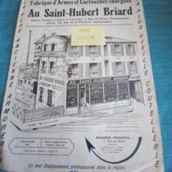 Lot de 3 livrets publicit&eacute;s anciennes armurerie Pardon 1934/1937/1950