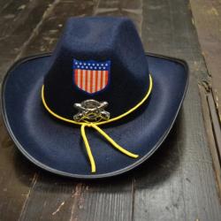 Chapeau Nordiste Union pour costume / déguisement. Déco western farwest country cowboy