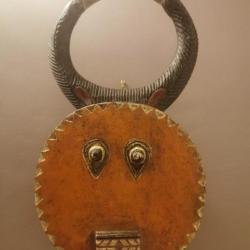 awesome kple kple mask (1) - Wood - Baule - Côte d'Ivoire