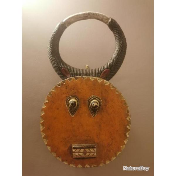 awesome kple kple mask (1) - Wood - Baule - Cte d'Ivoire