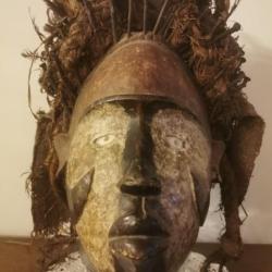 Mask (1) - Wood - masque - Bakongo - Congo DRC