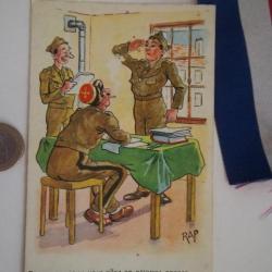 carte collection document humour militaire 1961