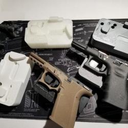 Bloc outil aide au démontage pour carcasse de Glock 17