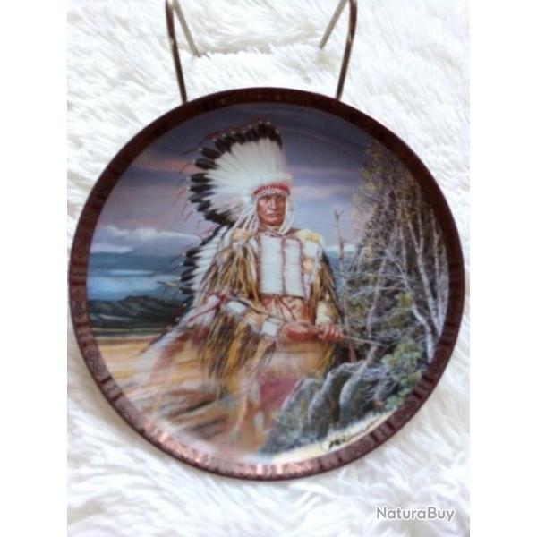 ASSIETTE MDAILLE FRANKLIN RED CLOUDwestern indien