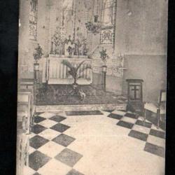 intérieur du tombeau de soeur marie bernard soubirous nevers carte postale ancienne