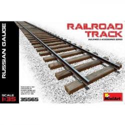 Maquette à monter - Rail de chemin de fer norme Russe 1/35 | Miniart (0000 3443)