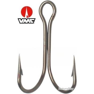 Hameçons VMC 7239O - Taille 6, Finition Black Nickel - Lot De 10 Hameçons Sans Ardillon Pour Cuillers - 11