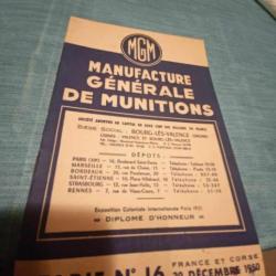 Livret tarif MGM decembre1950 Ref 8
