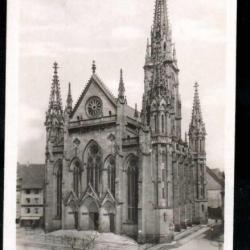 mulhouse l'église protestante st-étienne carte postale semi moderne