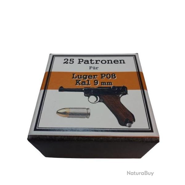 9 mm Luger P08: Reproduction boite cartouches (vide) DWM 11374986
