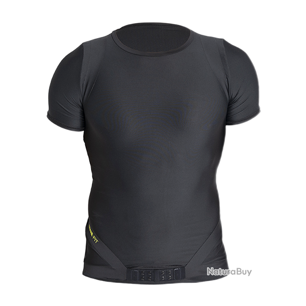 T shirt Percko Lyne Fit pour Homme Noir