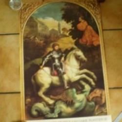 Poster "Saint-Georges terrassant le dragon ! Collection !