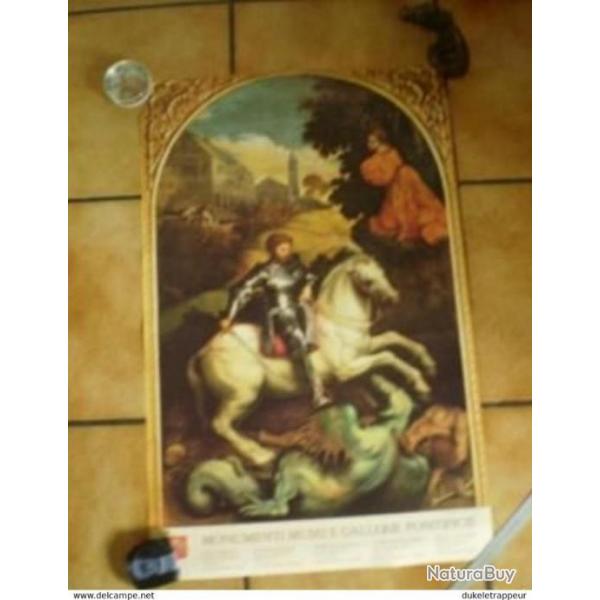 Poster "Saint-Georges terrassant le dragon ! Collection !