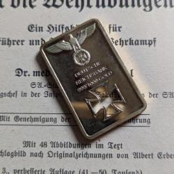 Pièce commémorative Deutsche Reichsbank aigle & croix de fer